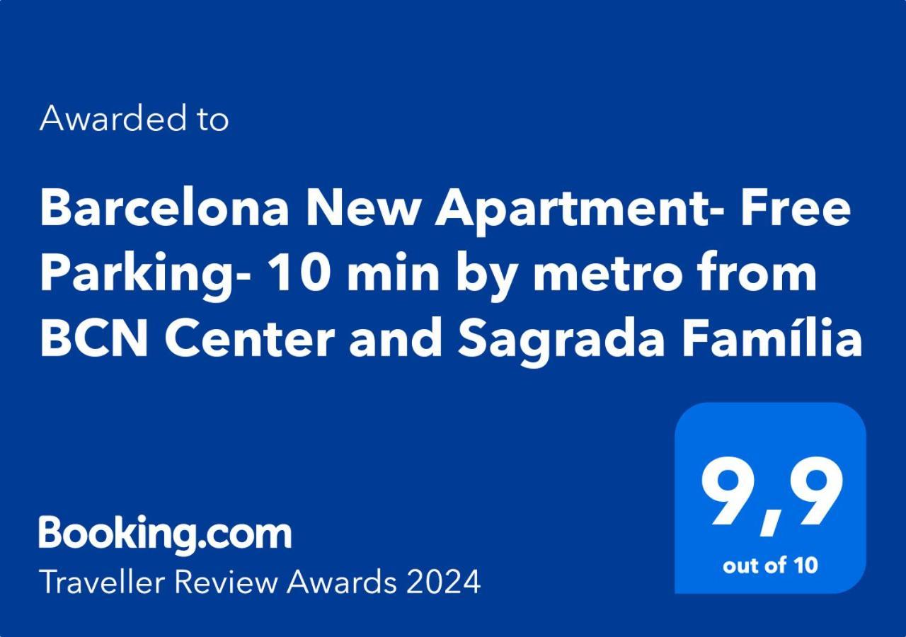 Barcelona Chic Apartments- Free Parking - 10 Min From Bcn City Centre By Metro Exteriér fotografie